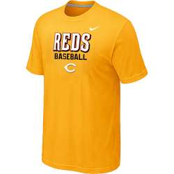 Cincinnati Reds 2014 Home Practice T-Shirt - Yellow