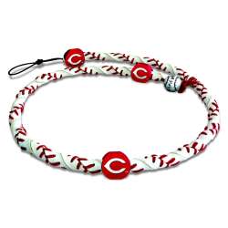 Cincinnati Reds Necklace Frozen Rope Baseball CO