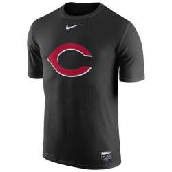 Cincinnati Reds Nike Collection Legend Logo 1.5 Performance WEM T-Shirt - Black