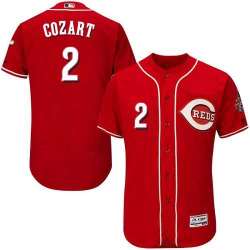 Cincinnati Reds #2 Zack Cozart Red Flexbase Stitched Jersey DingZhi