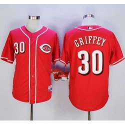 Cincinnati Reds #30 Ken Griffey Red Cool Base Stitched MLB Jersey