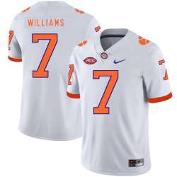 Clemson Tigers 7 Mike Williams White Nike College Football Jersey Dzhi