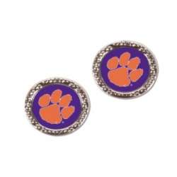 Clemson Tigers Earrings Post Style