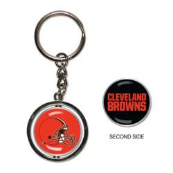 Cleveland Browns Key Ring Spinner Style - Special Order