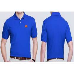 Cleveland Browns Players Performance Polo Shirt-Blue