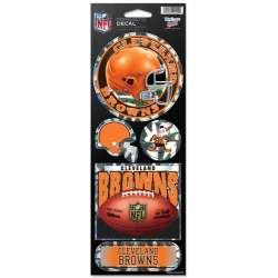 Cleveland Browns Stickers Prismatic