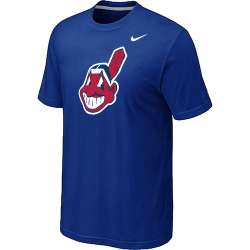 Cleveland Indians Heathered Nike Blue Blended T-Shirt