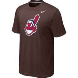 Cleveland Indians Heathered Nike Brown Blended T-Shirt