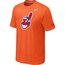 Cleveland Indians Heathered Nike Orange Blended T-Shirt