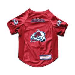 Colorado Avalanche Pet Jersey Stretch Size S - Special Order