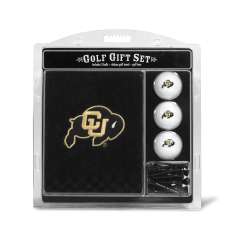 Colorado Buffaloes Golf Gift Set with Embroidered Towel - Special Order