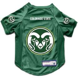 Colorado State Rams Pet Jersey Stretch Size L - Special Order