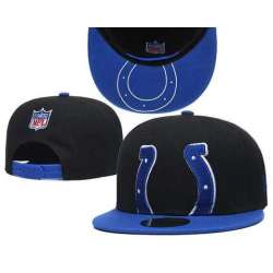 Colts Team Logo Black Royal Adjustable Hat GS