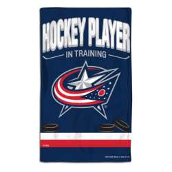 Columbus Blue Jackets Baby Burp Cloth 10x17 Special Order
