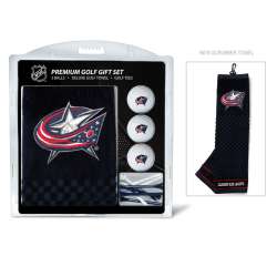 Columbus Blue Jackets Golf Gift Set with Embroidered Towel - Special Order