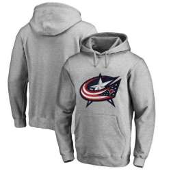 Columbus Blue Jackets Gray All Stitched Pullover Hoodie