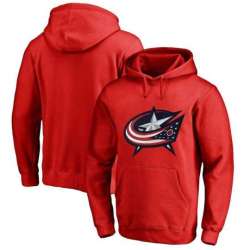 Columbus Blue Jackets Red All Stitched Pullover Hoodie
