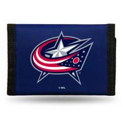 Columbus Blue Jackets Wallet Nylon Trifold - Special Order