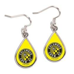 Columbus Crew SC Earrings Tear Drop Style - Special Order