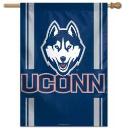 Connecticut Huskies Banner 28x40 Vertical