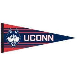 Connecticut Huskies Pennant 12x30 Premium Style - Special Order