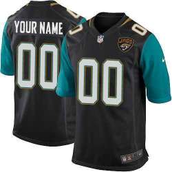 Customized Men & Women & Youth Jacksonville Jaguars Black Team Color Nike Game Stitched Jersey