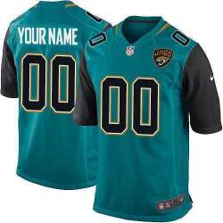Customized Men & Women & Youth Jacksonville Jaguars Green Team Color Nike Game Stitched Jersey
