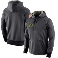 Customized Men & Women & Youth Nike Washington Redskins Anthracite Salute to Service Stitched NFL Hoodie
