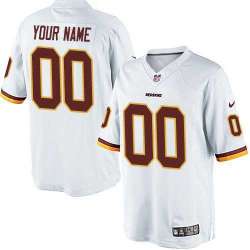Customized Men & Women & Youth Washington Redskins White Team Color Nike Game Stitched Jersey