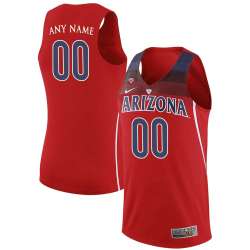 Customized Men\'s Arizona Wildcats Any Name & Number Red College Basketball Jersey