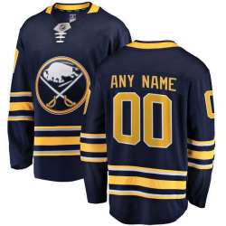 Customized Men\'s Buffalo Sabres Any Name & Number Blue Fanatics Branded Home Breakaway Jersey