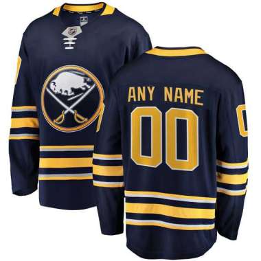 Customized Men's Buffalo Sabres Any Name & Number Blue Fanatics Branded Home Breakaway Jersey