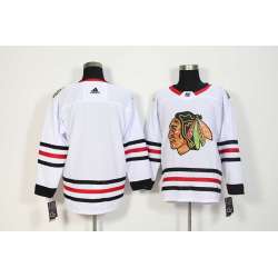 Customized Men\'s Chicago Blackhawks Any Name & Number White Adidas Stitched NHL Jersey