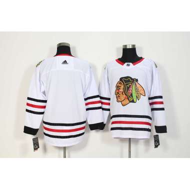 Customized Men's Chicago Blackhawks Any Name & Number White Adidas Stitched NHL Jersey