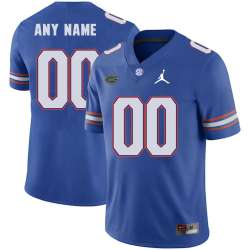 Customized Men's Florida Gators Any Name & Number Blue College Football Jersey