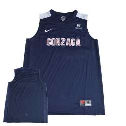 Customized Men\'s Gonzaga Bulldogs Navy College Basketball Jersey