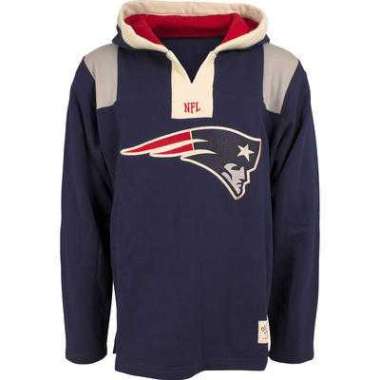 Customized Men's New England Patriots Any Name & Number Navy Blue Stitched NFL Hoodie