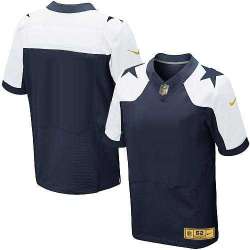Customized Men's Nike Dallas Cowboys Thanksgiving Gold Elite Stitched Jersey