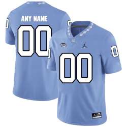 Customized Men\'s North Carolina Tar Heels Any Name & Number Blue College Football Jersey