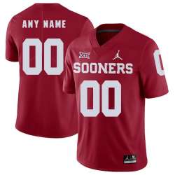 Customized Men's Oklahoma Sooners Red College Football Jersey
