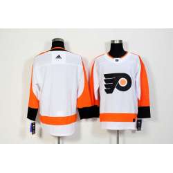 Customized Men\'s Philadelphia Flyers Any Name & Number White Adidas Stitched NHL Jersey