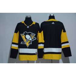 Customized Men's Pittsburgh Penguins Any Name & Number Black Adidas Stitched NHL Jersey