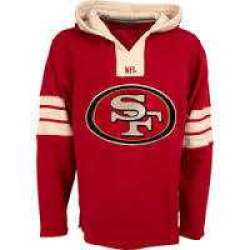 Customized Men's San Francisco 49ers Any Name & Number Red Stitched NFL Hoodie