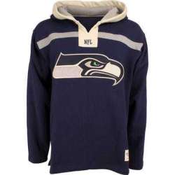 Customized Men's Seattle Seahawks Any Name & Number Navy Blue Stitched NFL Hoodie