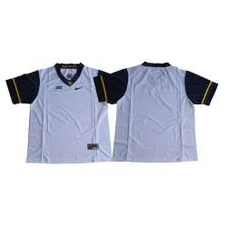 Customized Men's West Virginia Mountaineers White College Football Jersey