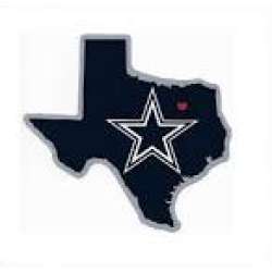 Dallas Cowboys Home State Vinyl Sticker