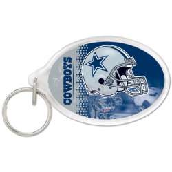 Dallas Cowboys Key Ring Acrylic Carded - Special Order