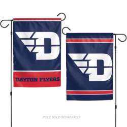 Dayton Flyers Flag 12x18 Garden Style 2 Sided - Special Order