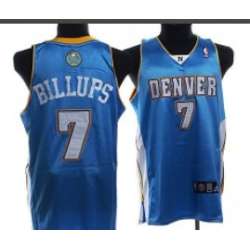 Denver Nuggets #7 Chauncey Billups Light Blue Jerseys