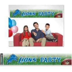 Detroit Lions Banner 12x65 Party Style CO
